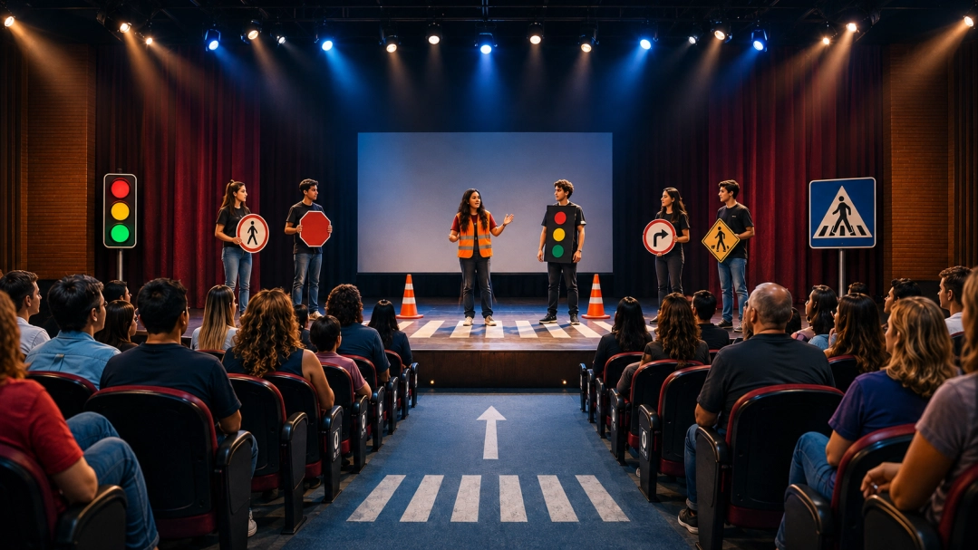 Pomerode recebe etapa regional do Festival Estudantil de Teatro para o Trânsito