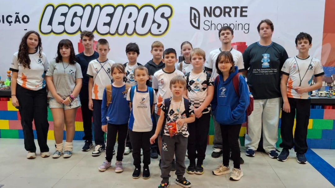 Pomerode conquista nove medalhas na 3ª etapa da Copa Norte Shopping de Xadrez