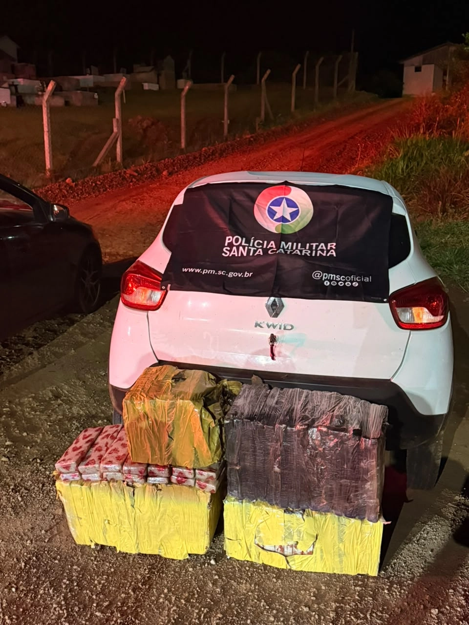 Três homens são presos com cerca de 149 kg de maconha em Romelândia