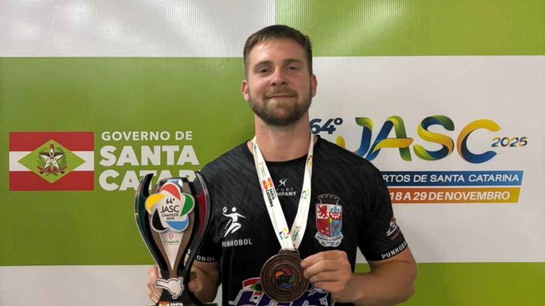 Atleta de Pomerode é convocado para a Seleção Brasileira de Punhobol