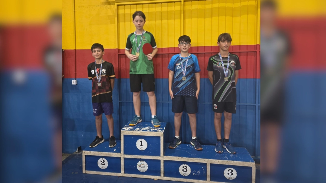 Atleta de Pomerode conquista medalha na Liga Litorânea de Tênis de Mesa