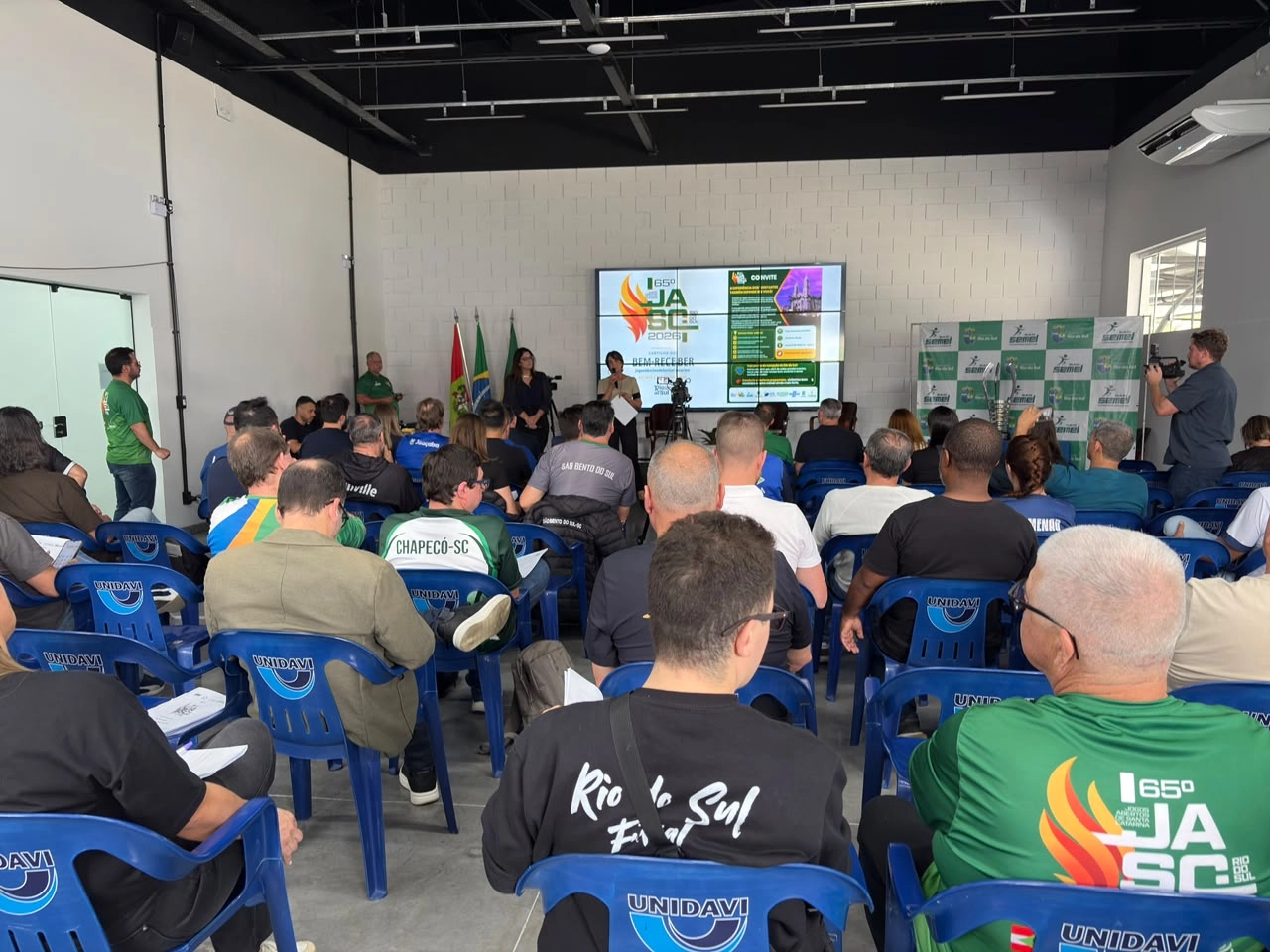 Fesporte realiza congresso técnico da 65ª edição dos Jasc em Rio do Sul