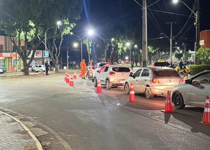 Operação Lei Seca prende cinco por embriaguez e registra 72 autuações em Alta Floresta