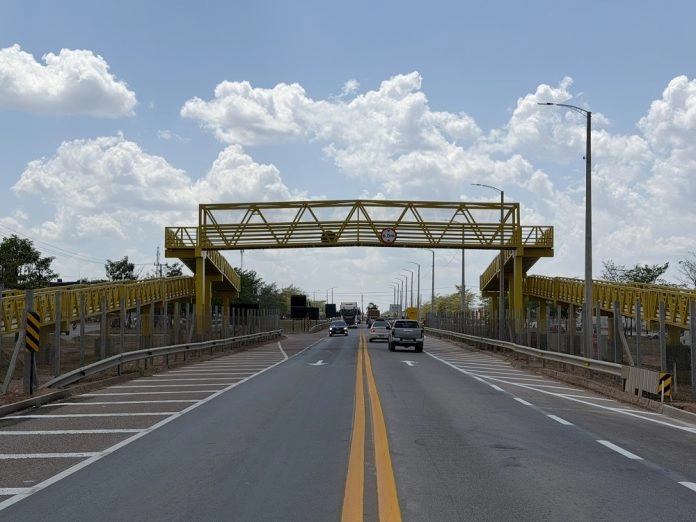Via Brasil BR-163 entrega passarela de pedestres em Novo Progresso (PA)
