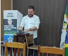 AMM em Disputa: Prefeito Rogério, de Nova Bandeirantes, abre a votação e destaca importância da retomada das eleições