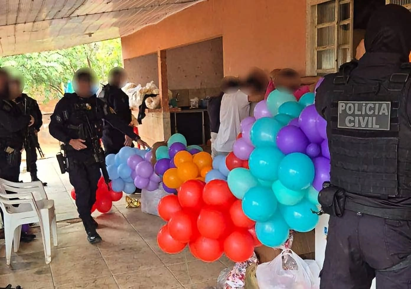 Festa do Dia das Crianças que seria organizada por facção é alvo de ação policial em Nova Monte Verde; seis detidos