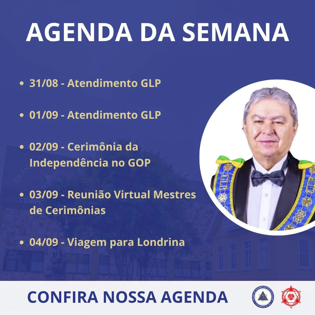 Agenda do Grão Mestre