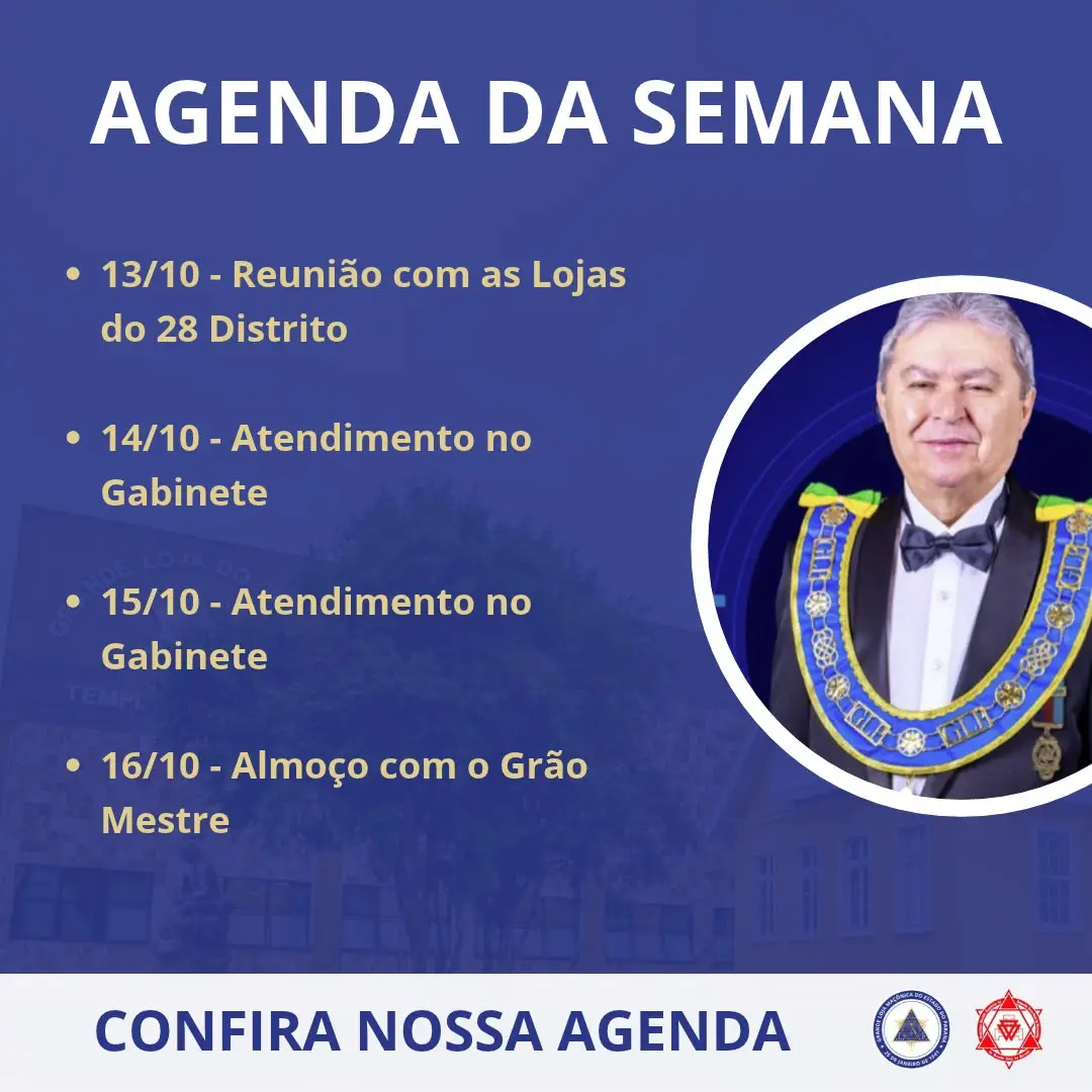 Agenda do Grão Mestre