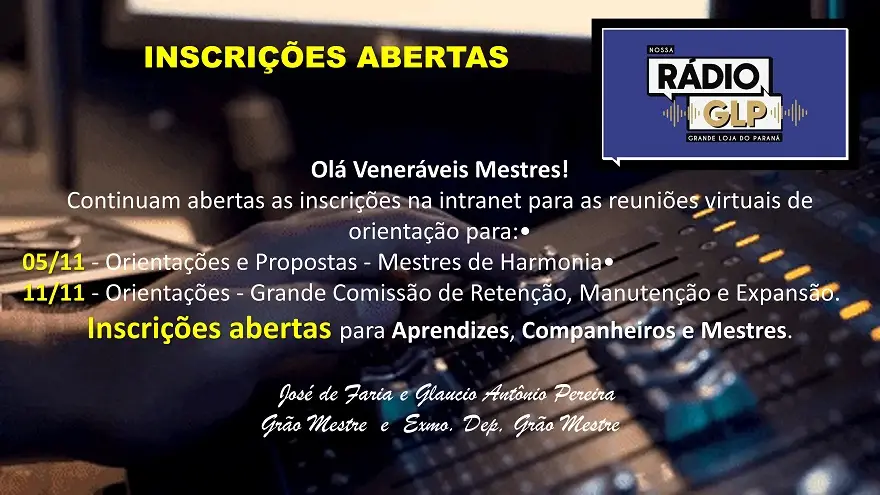 Chamada para Inscrição