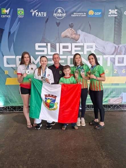 Associação Neotrentina conquista medalhas no Campeonato Brasileiro de Taekwondo