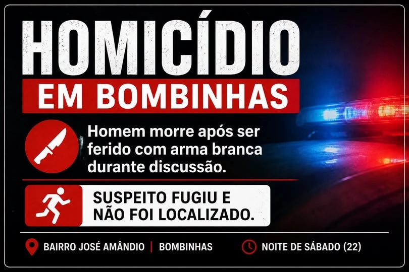 Homicídio após discussão deixa um morto em Bombinhas
