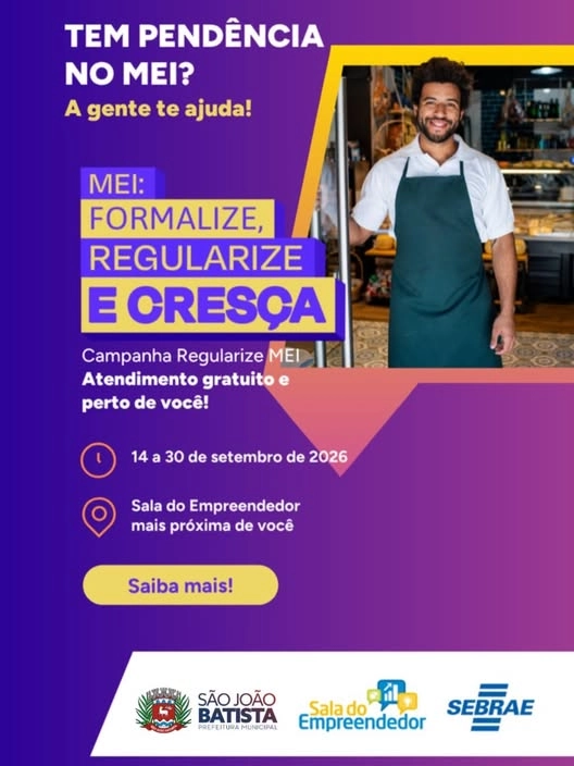 MEIs de São João Batista podem regularizar pendências até 30 de setembro