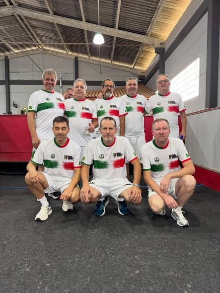 Nova Trento/Iris Boa Fruta conquista título regional de Bocha Masculino