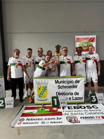 Nova Trento conquista título na bocha masculina e vice-campeonato no vôlei feminino Sub-19 nos JASC