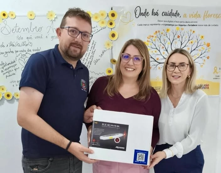 Hospital Municipal Monsenhor José Locks recebe equipamento de laser de baixa intensidade