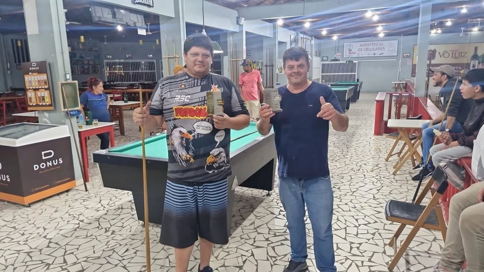Tradicional Torneio de Sinuca do Bar do Pinho reúne grandes jogadores