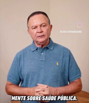Brandão rebate Braide: ‘Mente sobre saúde pública’