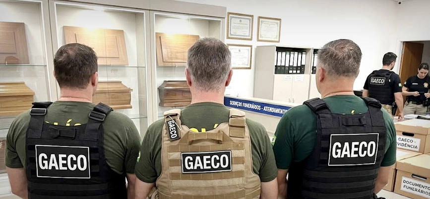 Funerária é suspensa em investigação do GAECO que mira captação irregular de óbitos em Lages (SC).