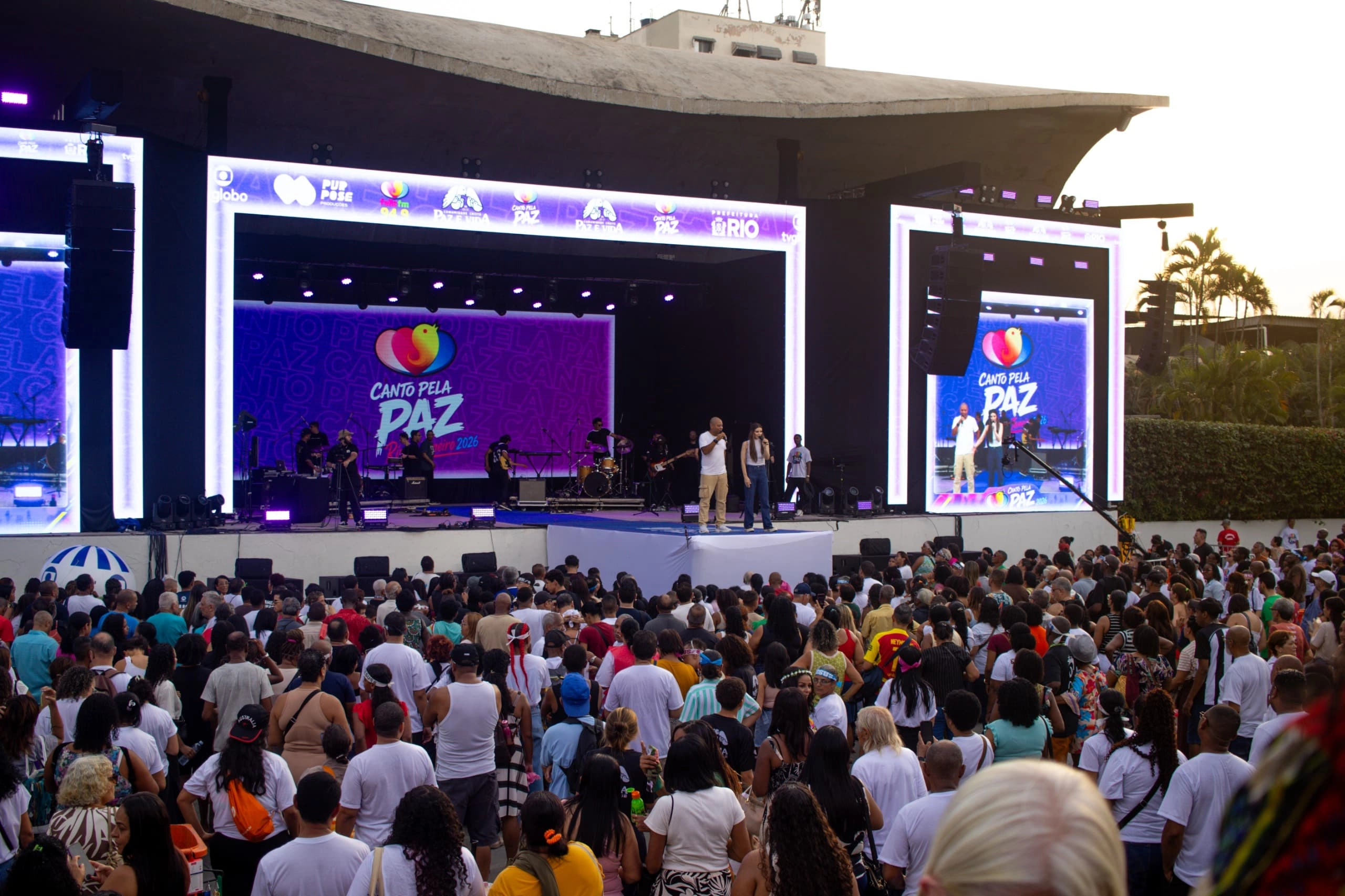 3ª edição do Canto Pela Paz reúne mais de 50 mil pessoas no Parque Madureira, no Rio de Janeiro