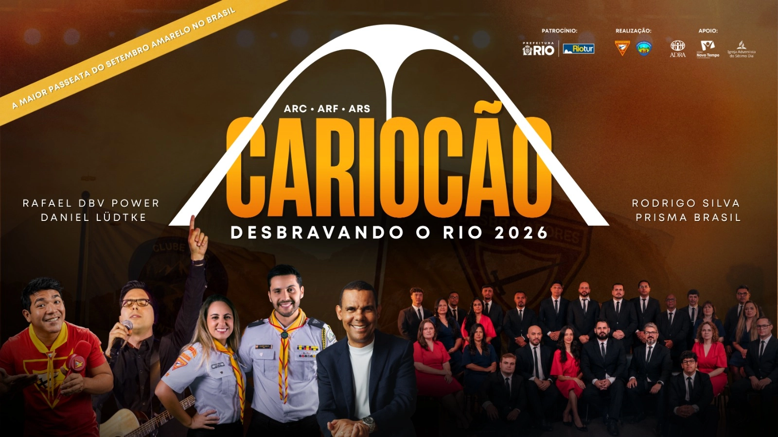 Com entrada franca, Praça da Apoteose recebe 3ª edição do Cariocão - Desbravando o Rio no dia 12 de setembro