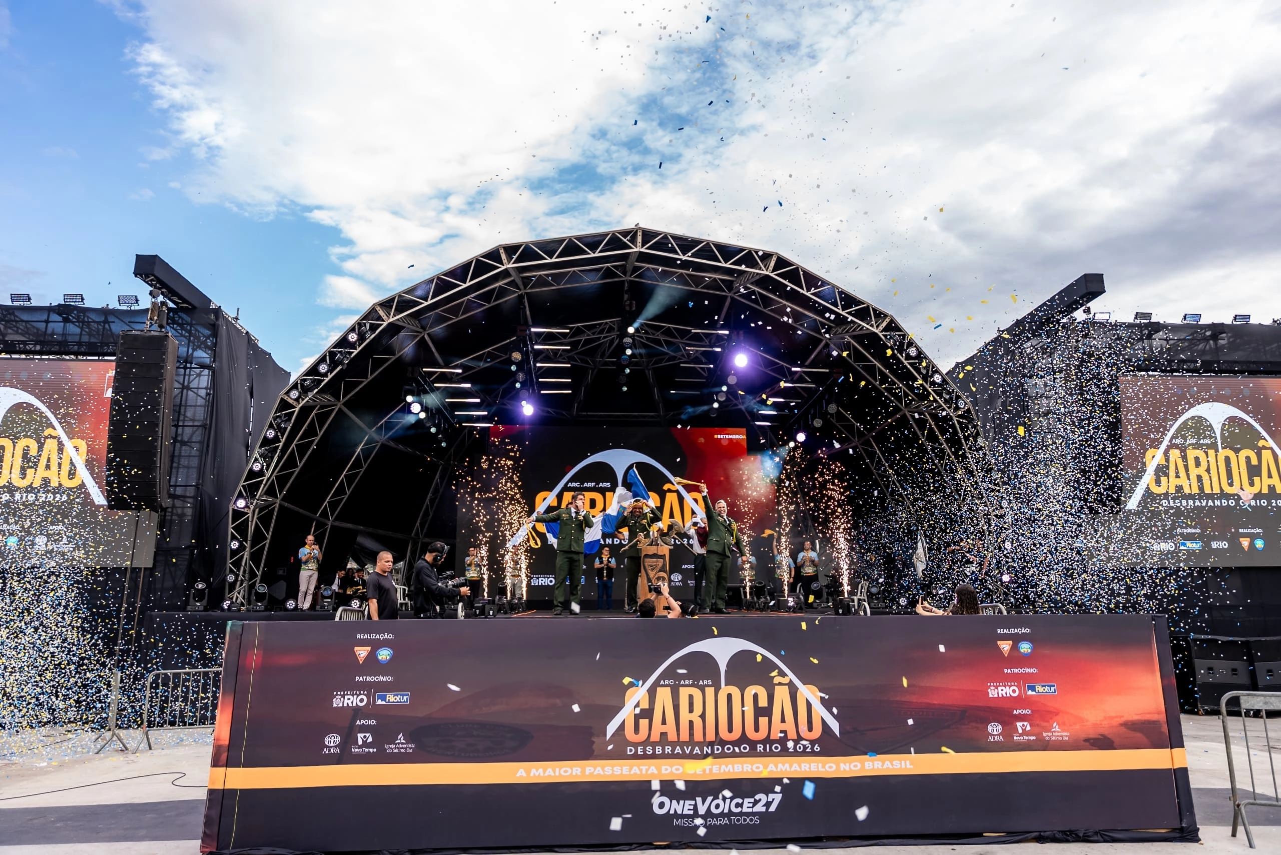 Com mais de 16 mil pessoas na Praça da Apoteose, 3ª edição do “Cariocão - Desbravando o Rio” faz história na capital fluminense