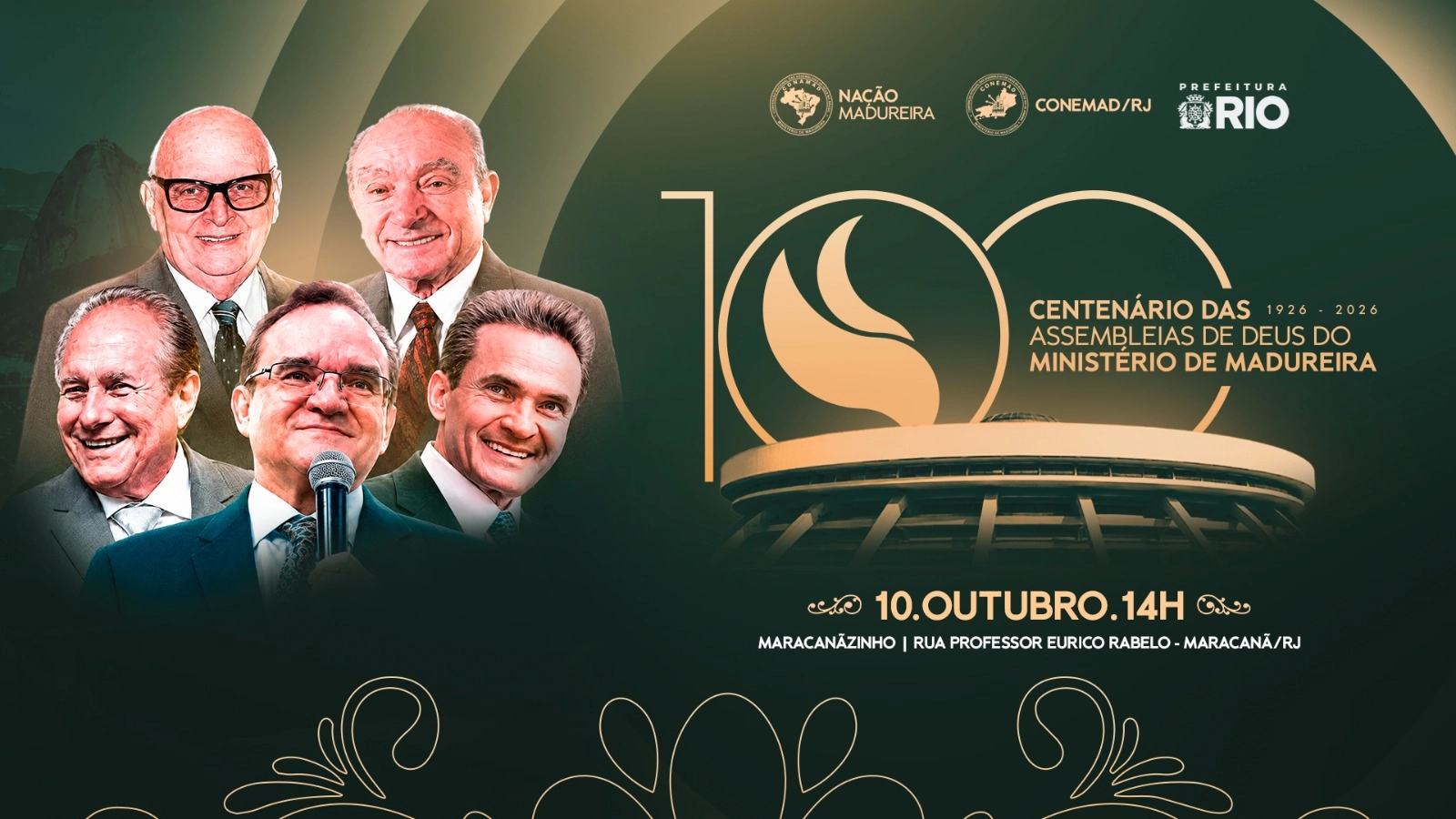 Maracanãzinho recebe evento histórico que celebra o Centenário das Assembleias de Deus do Ministério de Madureira (RJ)