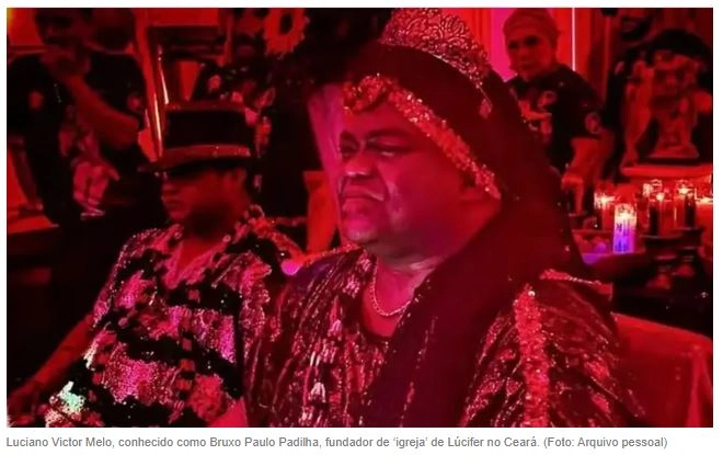 Fundador de ‘Igreja de Lúcifer’ é morto a tiros n.o Ceará.