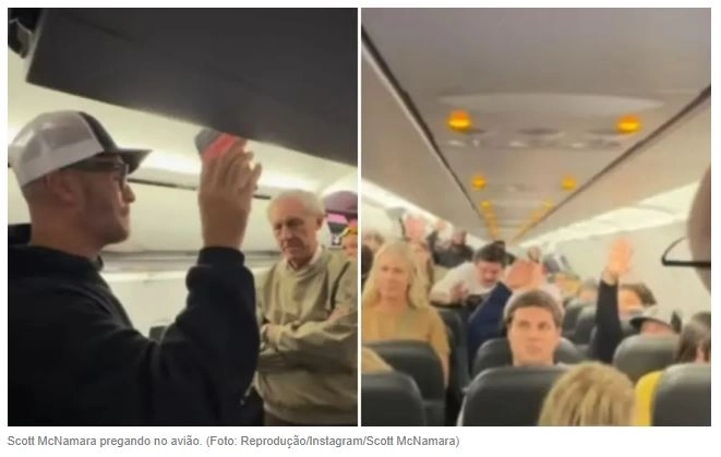 Pastor prega em avião e passageiros aceitam Jesus: ‘Abriram o coração’