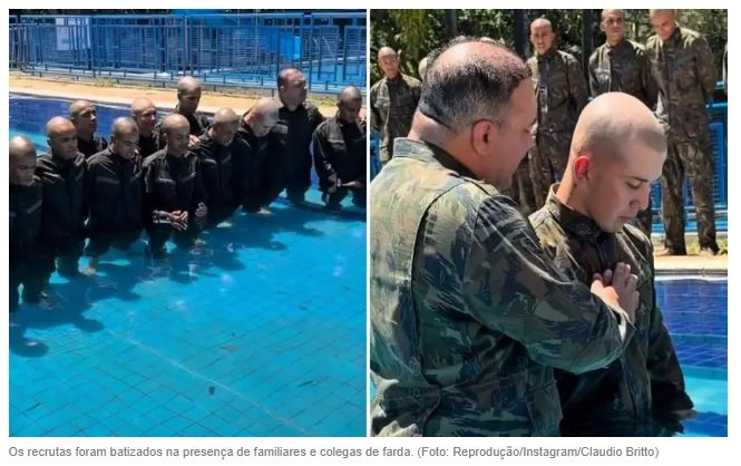 Recrutas da Força Aérea Brasileira são batizados em Brasília: “Festa no Céu”