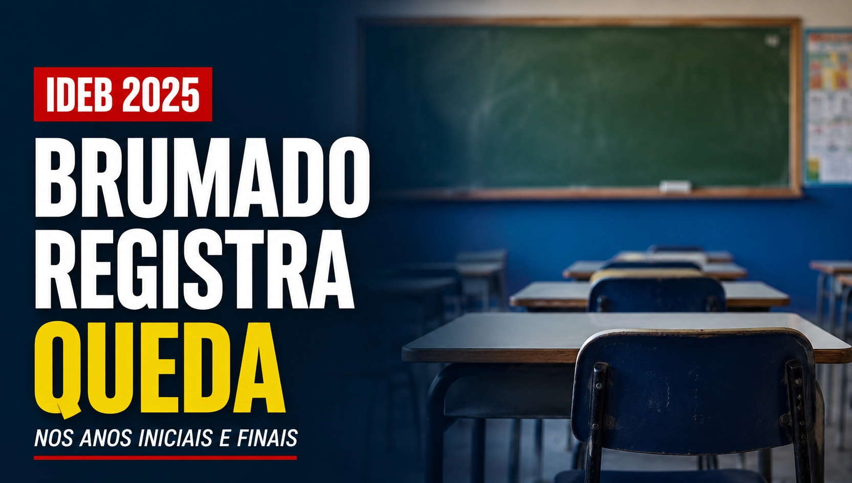 Ideb de Brumado recua nos anos iniciais e finais do Ensino Fundamental