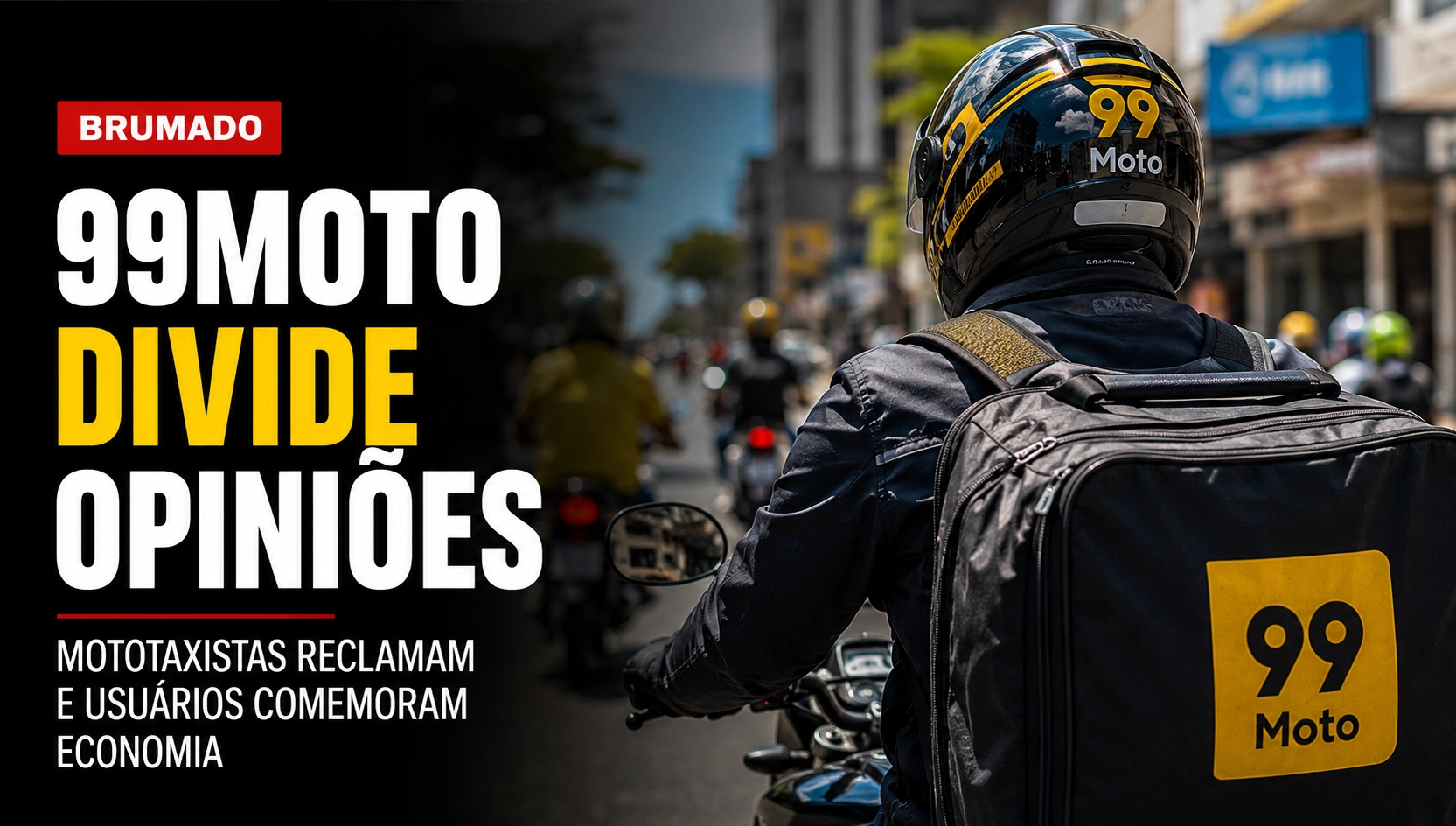 99Moto divide opiniões em Brumado: mototaxistas reclamam dos preços, enquanto usuários comemoram