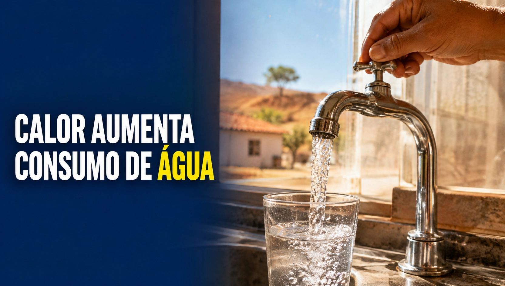 Calor intenso aumenta consumo de água em Brumado; situação do abastecimento aguarda confirmação