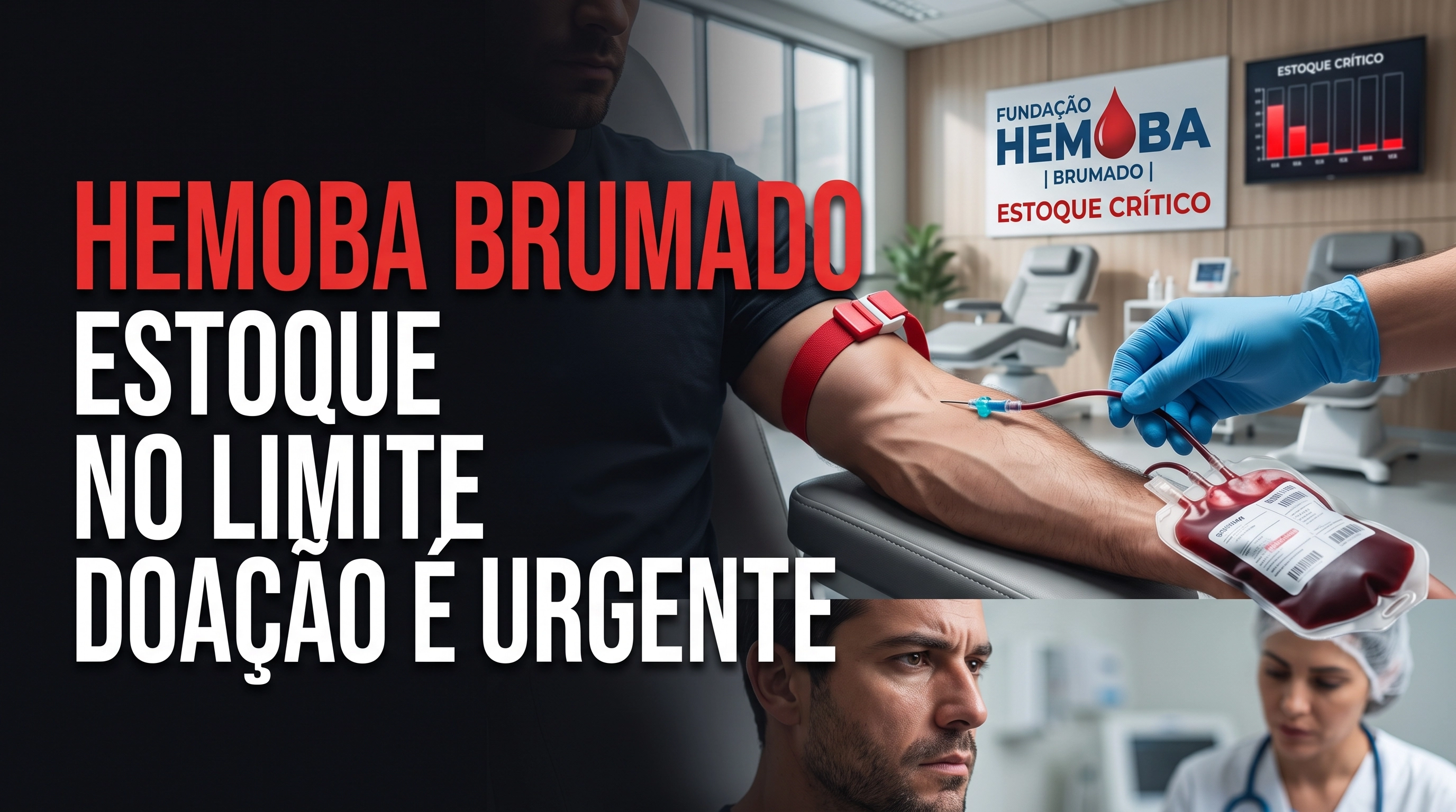 Alerta Urgente em Brumado: Hemoba Convoca População Para Salvar Estoques de Sangue