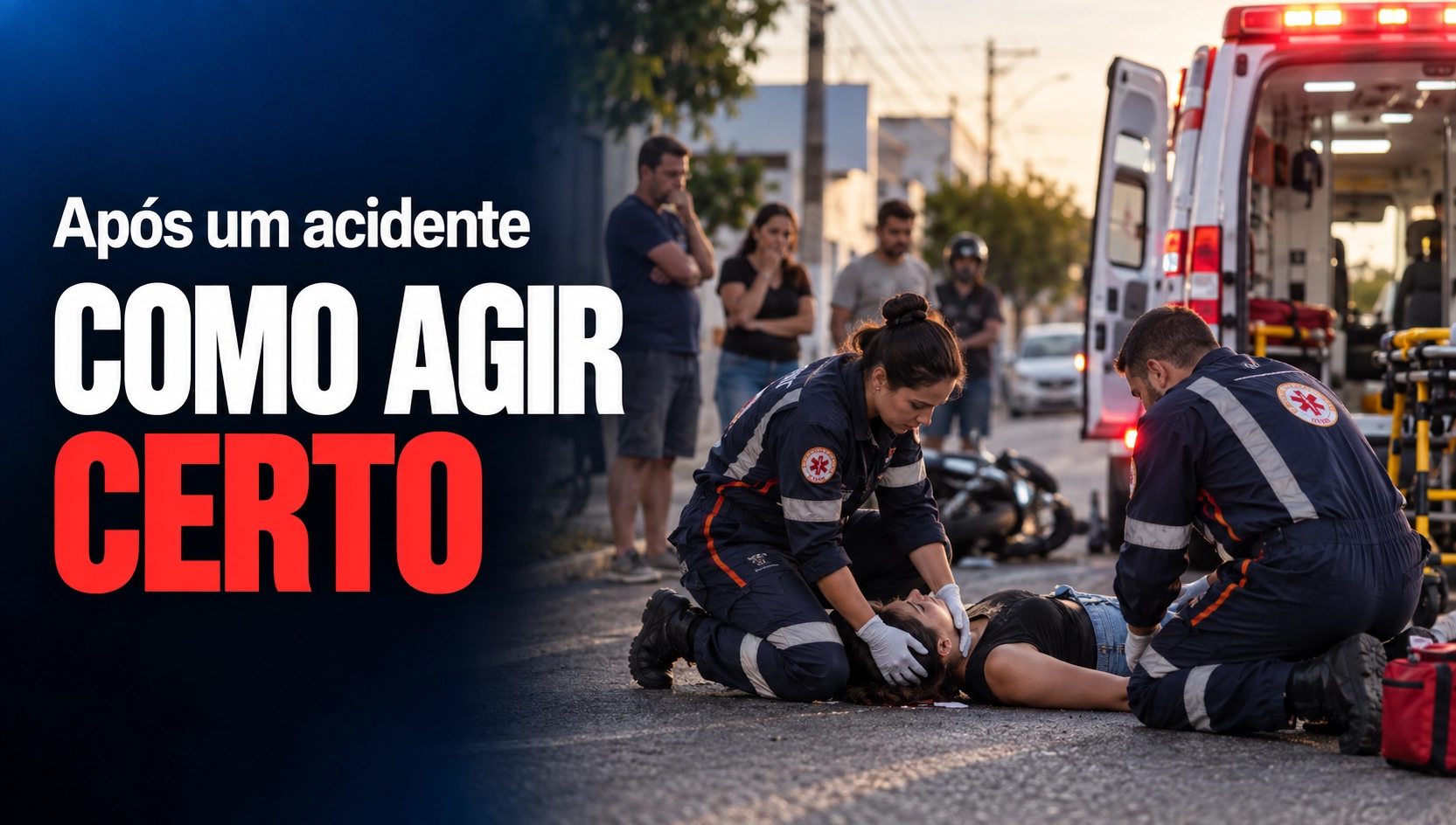 O que fazer após um acidente de trânsito com vítima?