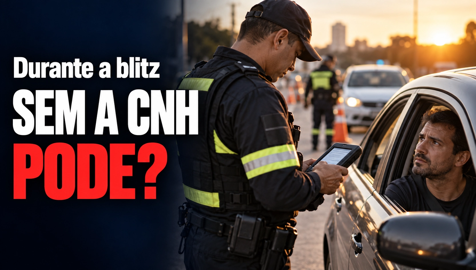 É obrigatório portar a CNH durante uma blitz? Entenda