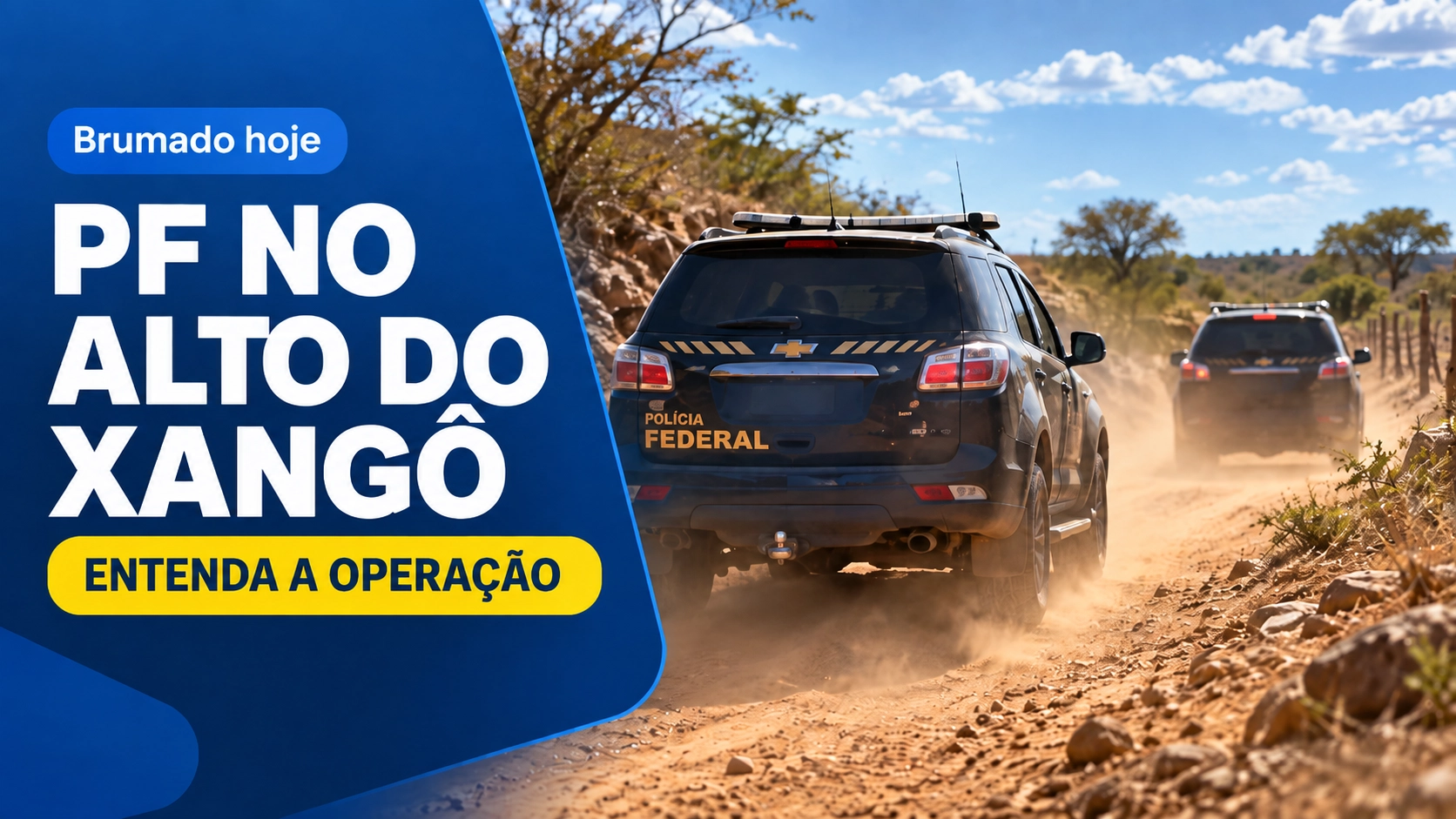 PF e Prefeitura cumprem ordem judicial no Alto do Xangô em Brumado