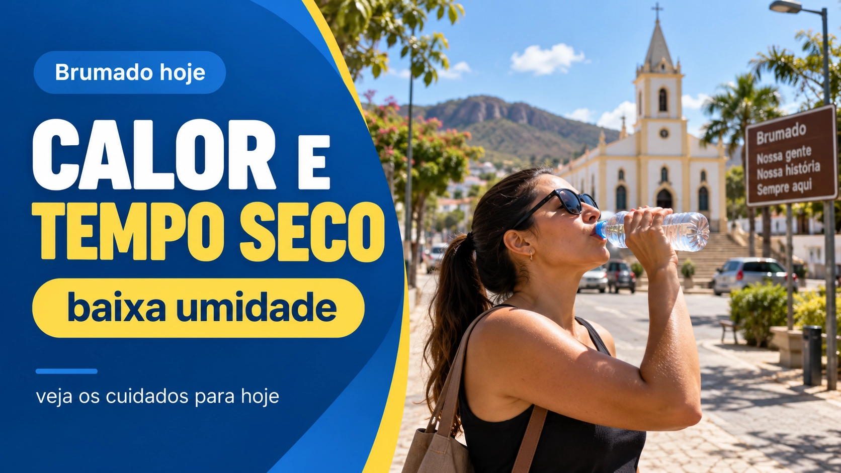 Clima em Brumado hoje: calor forte e baixa umidade nesta quarta
