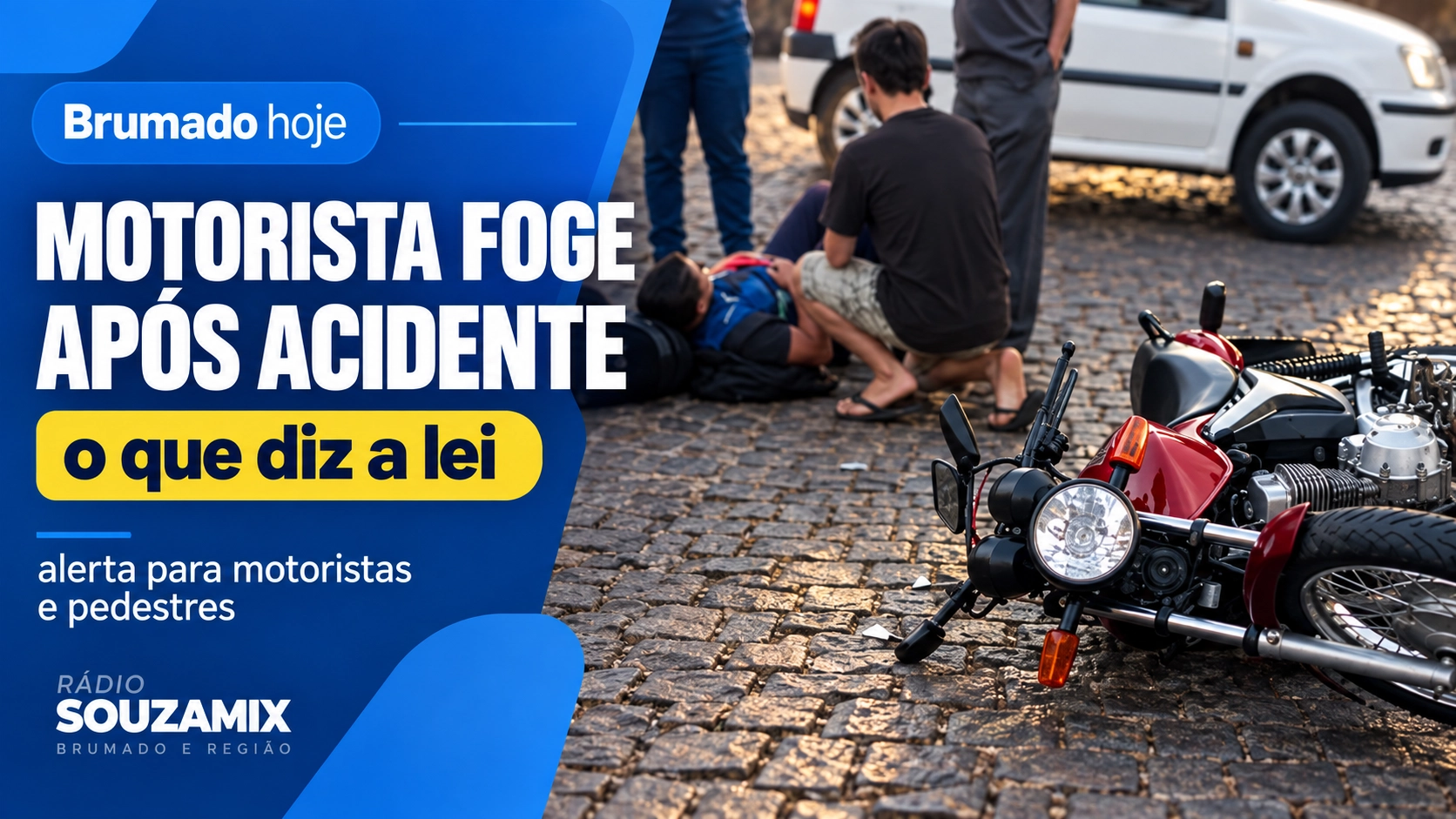 Motorista foge após acidente em Brumado: o que diz a lei