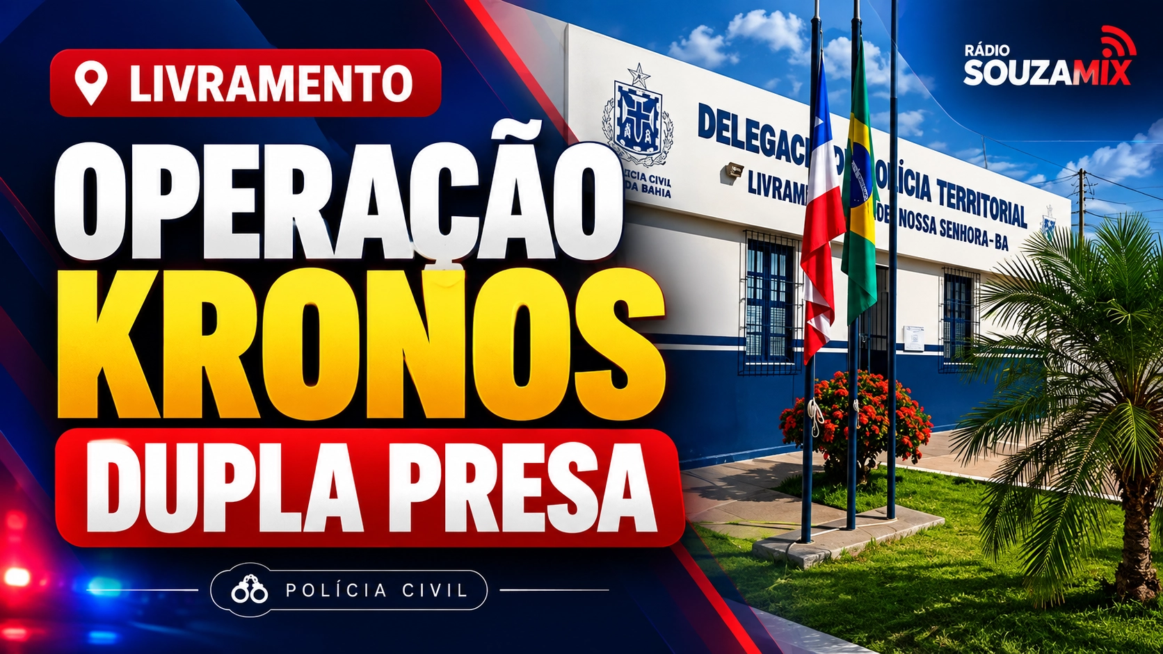 Operação Kronos prende dois homens por crimes sexuais contra menores em Livramento