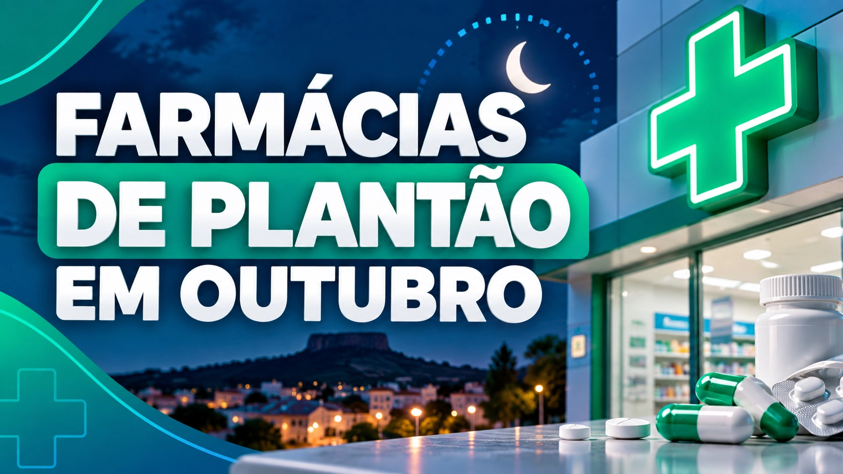 Farmácias de plantão em Brumado: confira a escala completa de outubro de 2026