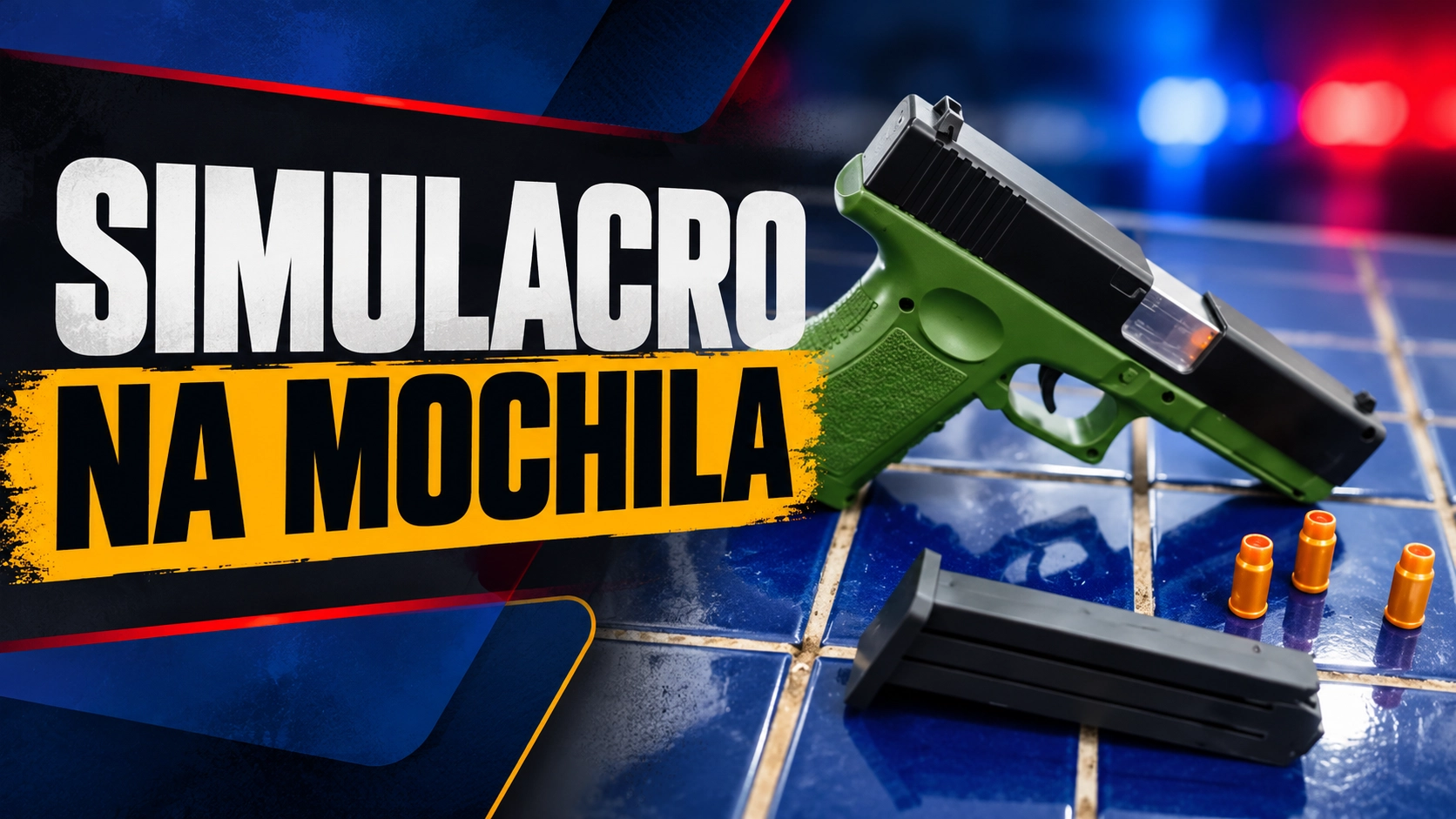 Ré­plica de arma é encontrada na mochila de estudante em escola de Brumado