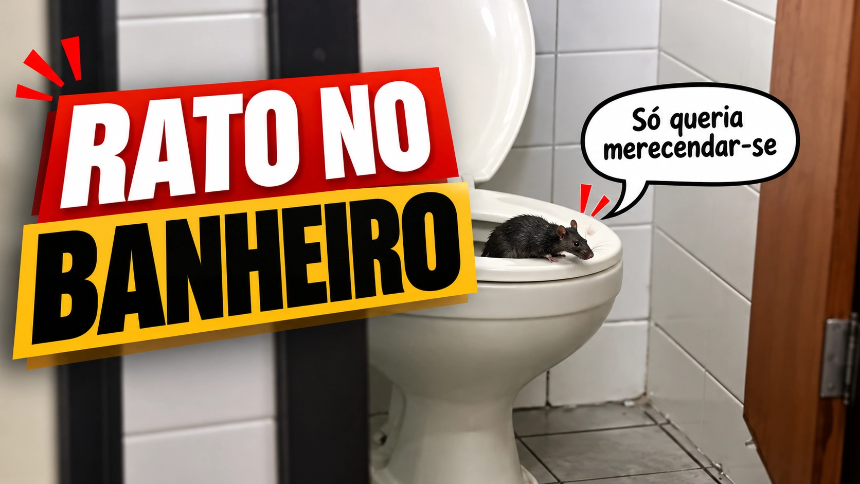 Estudante denuncia ratos e problemas nos banheiros do CEEP de Brumado