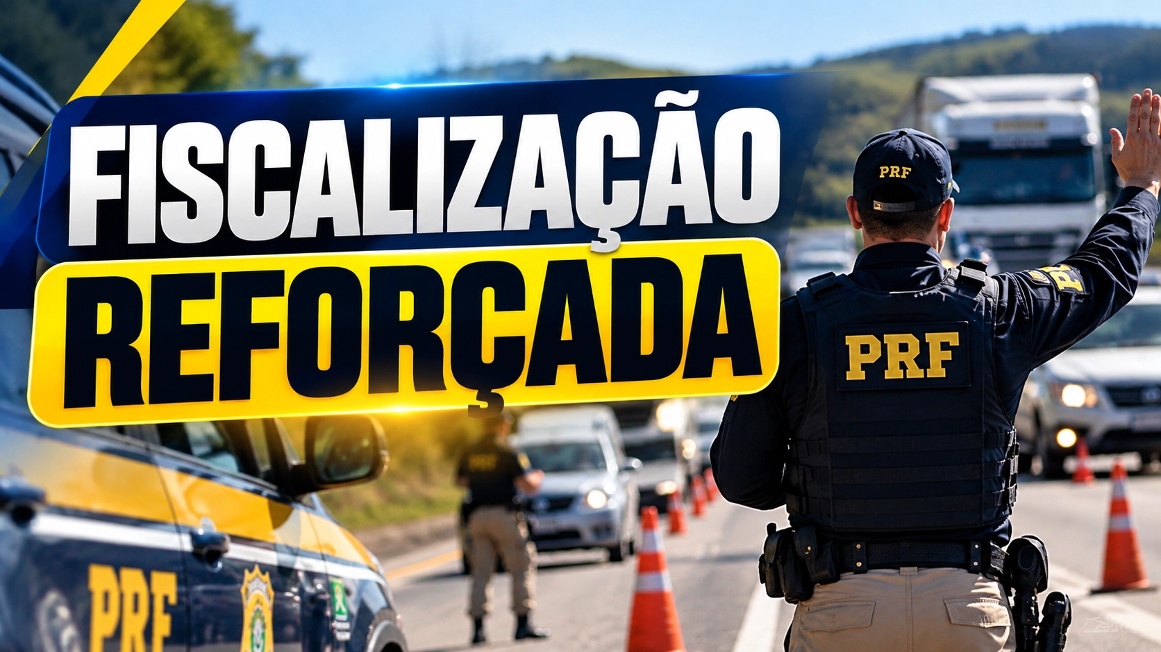 Fiscalização é reforçada nas rodovias durante o feriado prolongado