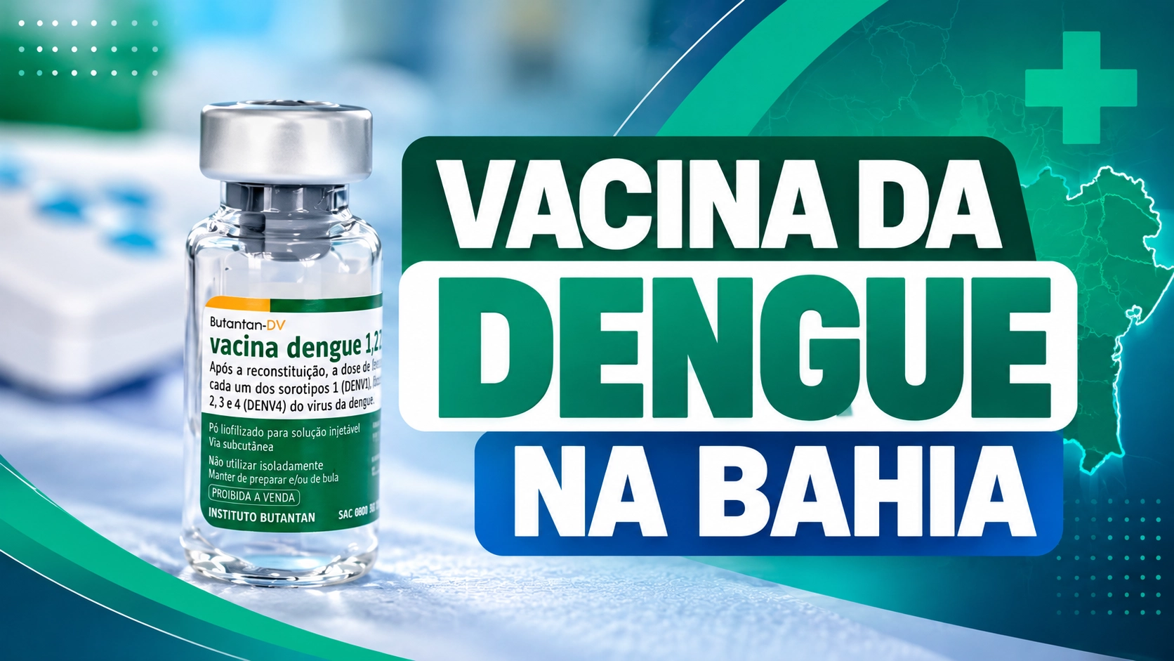 Bahia distribui vacina brasileira contra dengue; veja quem será vacinado primeiro