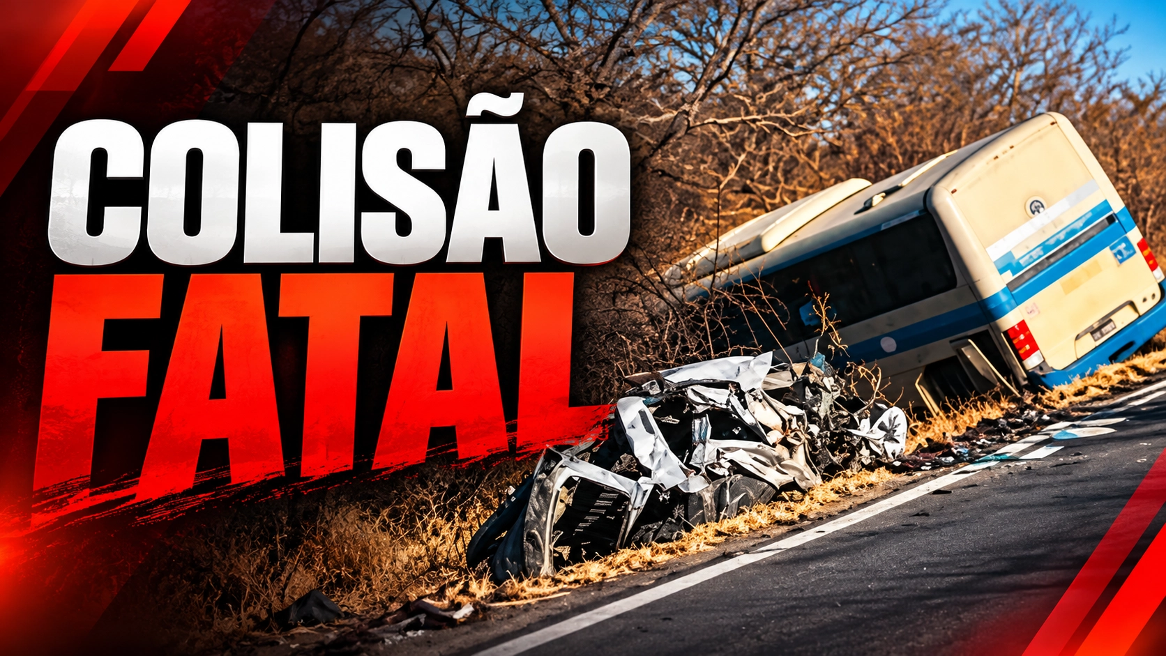 Motorista morre carbonizado após colisão entre carro e ônibus na BR-430