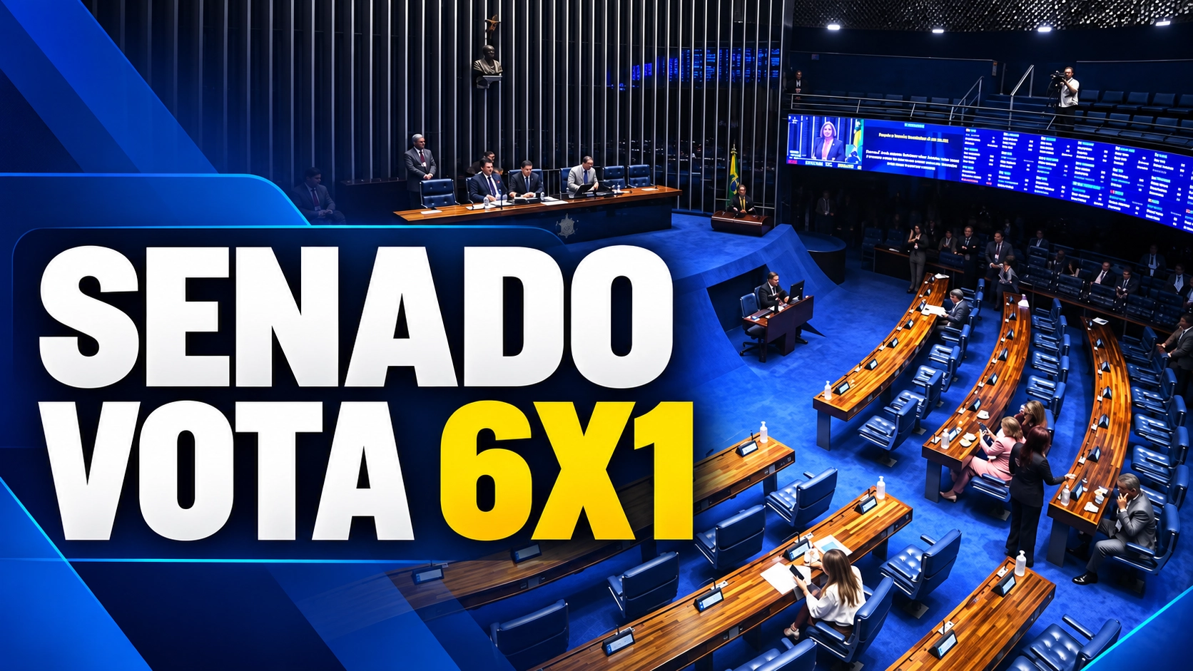 Fim da escala 6x1: o que acontece se o Senado aprovar a PEC nesta quarta-feira?