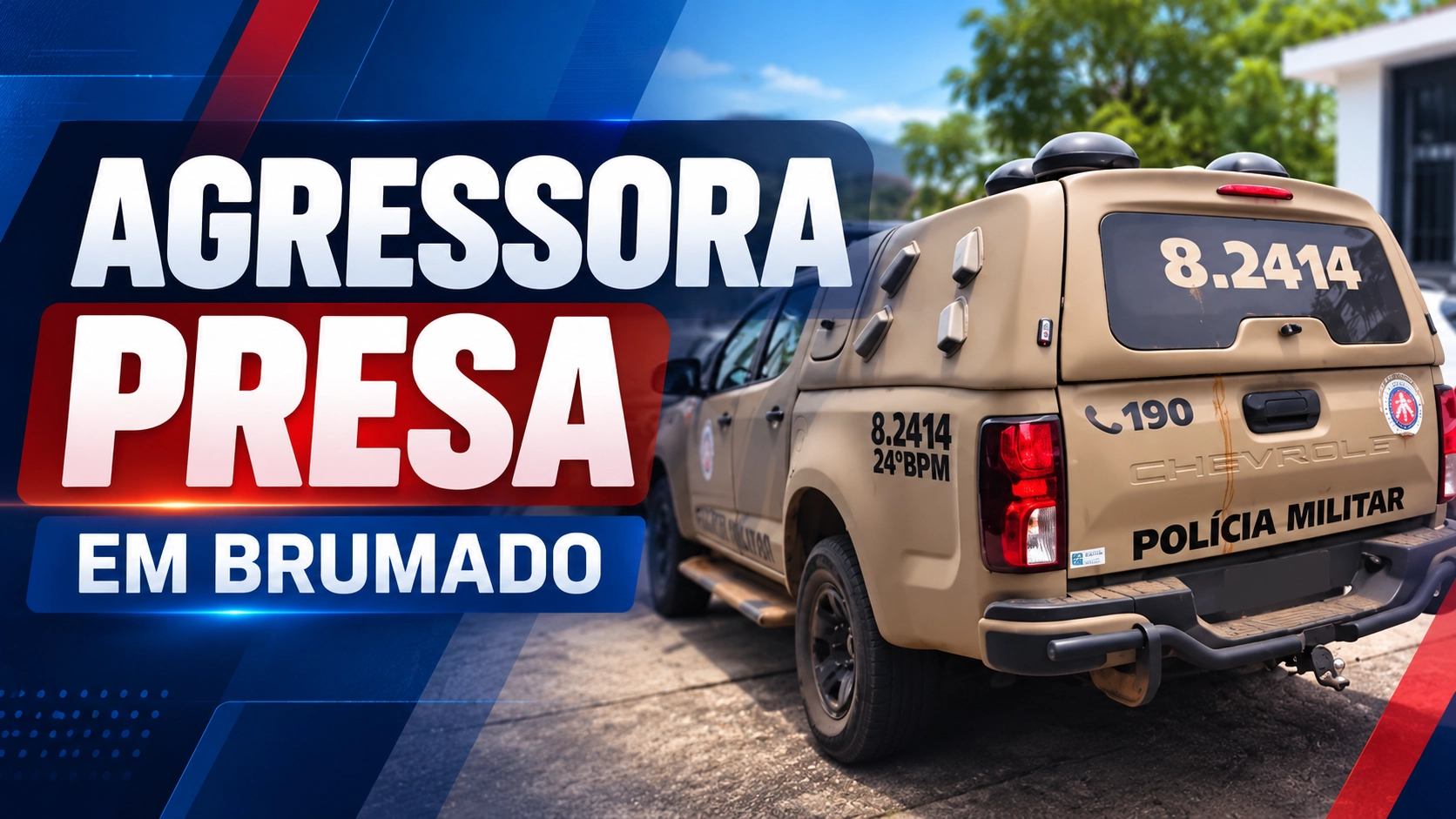 Mulher é presa suspeita de agredir ex-companheira com raio de bicicleta em Brumado