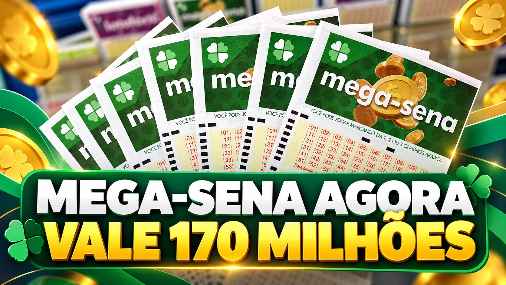 Mega-Sena 3070 acumula e prêmio sobe para R$ 170 milhões; confira os números sorteados