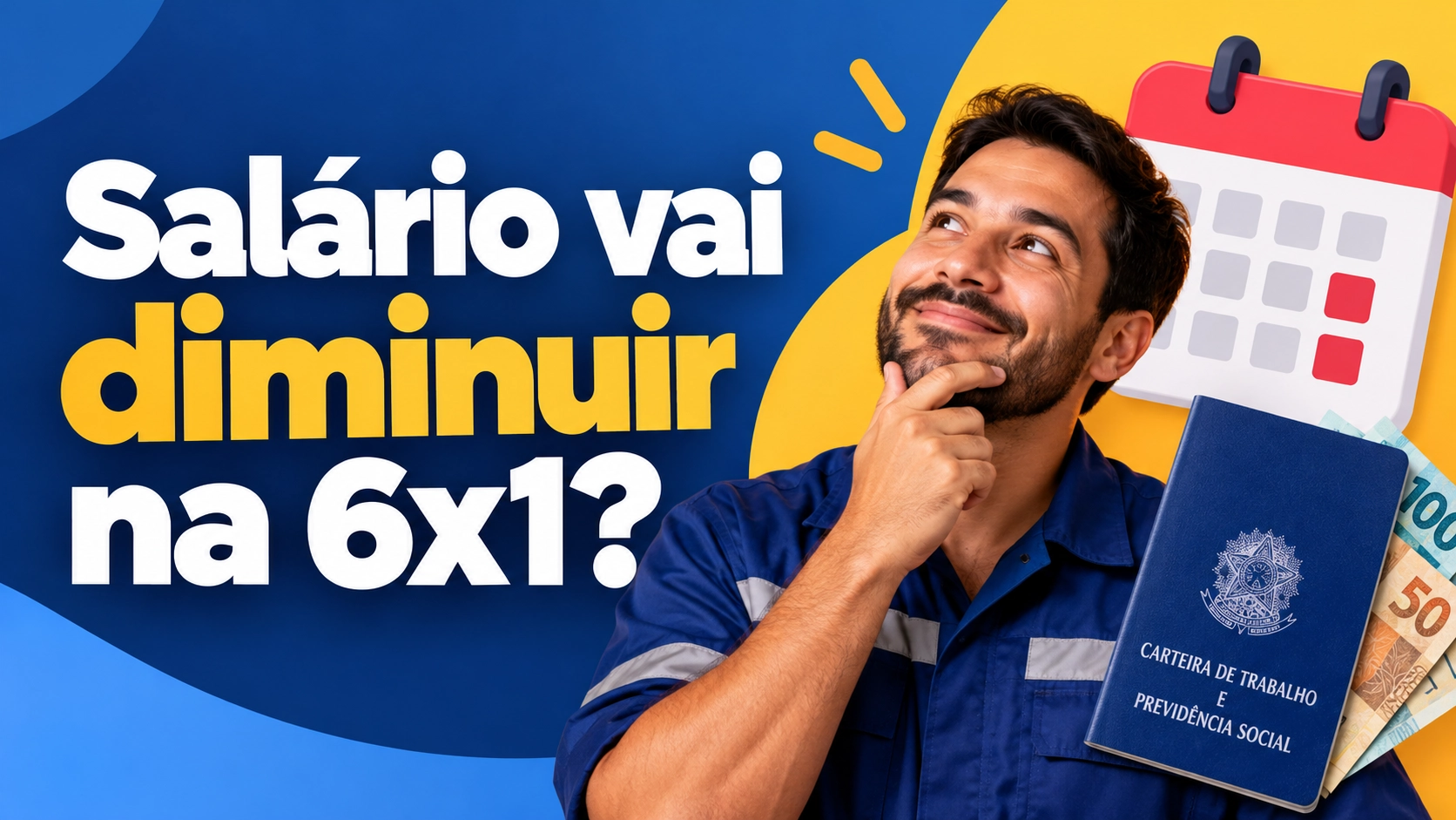 Fim da escala 6x1: trabalhador vai receber menos salário com a redução da jornada?