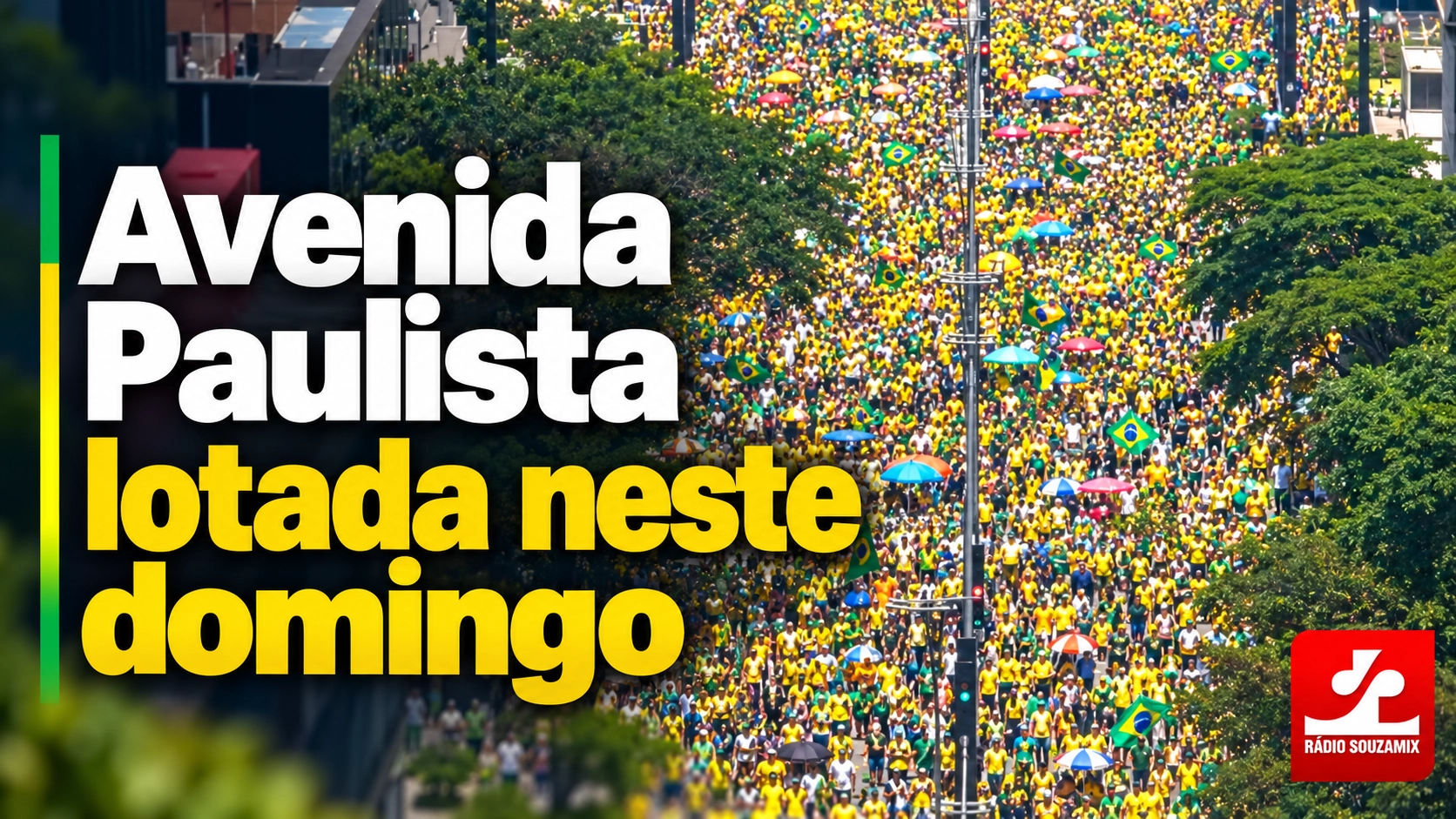 Avenida Paulista reúne apoiadores de Flávio Bolsonaro neste domingo (18); veja o que acontece